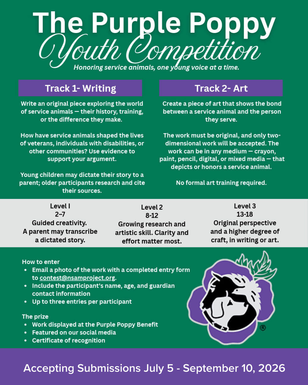 The Purple Poppy Youth Art Competition 2026
